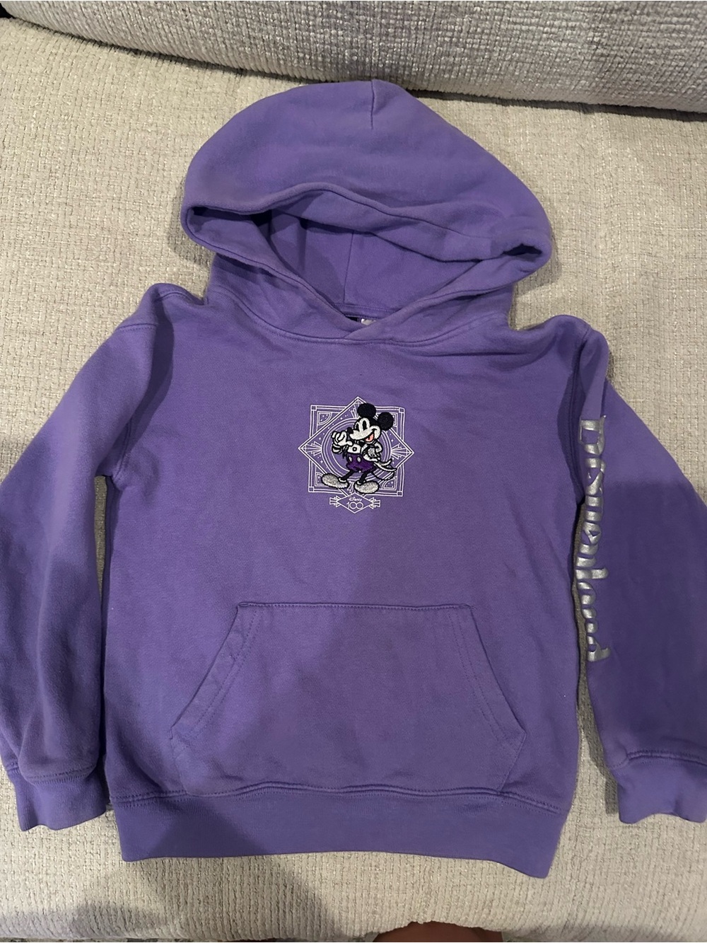 Disney 100th Anniversary Mickey Mouse Hoodie Size 5/6